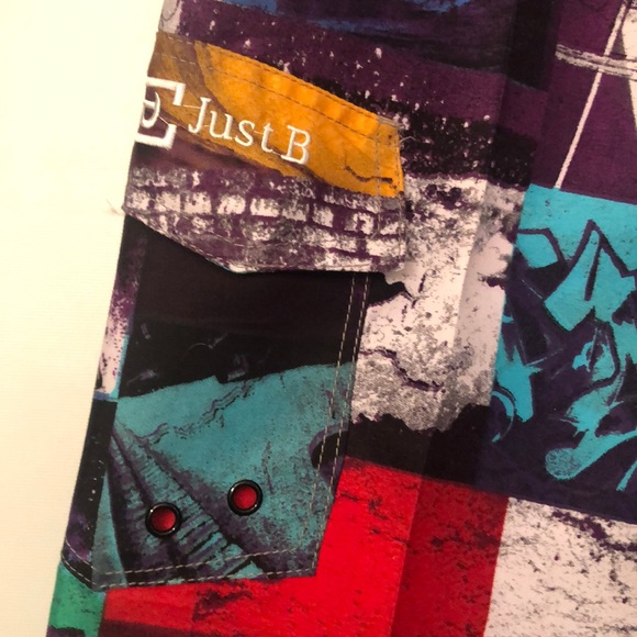 NWT JUST B Board Shorts (M-90) - Picture 3 of 8